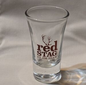 Red Stag Shot Glass